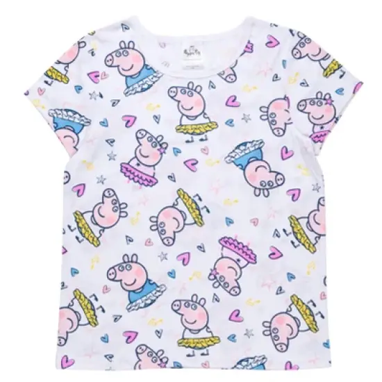 Peppa Pig Girls 3 Pack T-Shirts Little Kid to Big Kid  image {1}