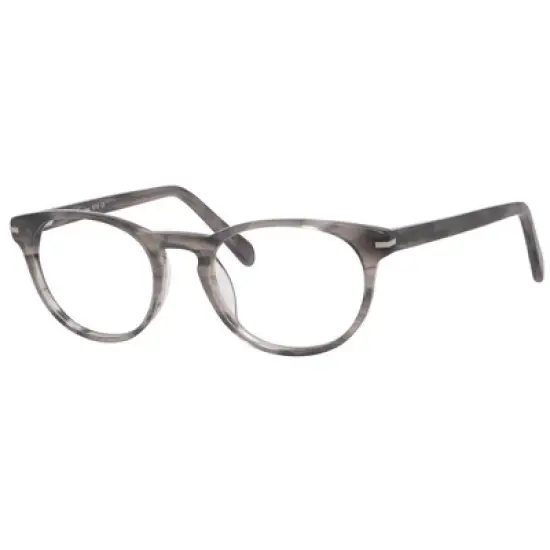 Esquire EQ1510 Black Oval Eyeglasses with&nbsp;Blue Light Filter + A/R Lenses&nbsp;50mm image {2}