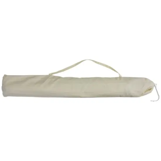 Northlight Outdoor Macrame Boho Beach Market Umbrella with Tilt - 6.5' - Cream image {8}