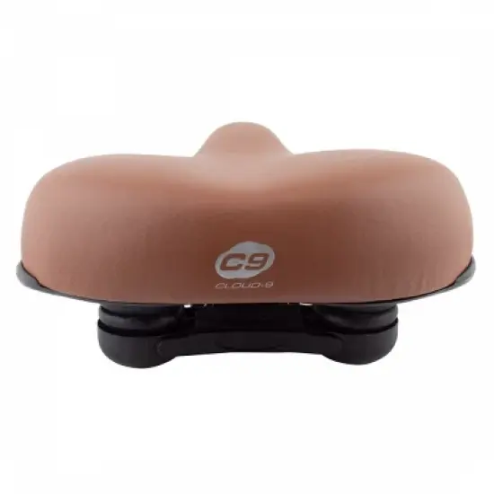 Cloud-9 Unisex Bicycle Comfort Seat - Brown Steel Rails Emerald Cover image {1}