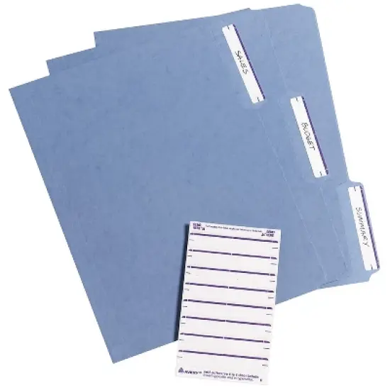 Avery Easy Peel Laser/Inkjet File Folder Labels 2/3" x 3 7/16" Purple 537829 image {1}