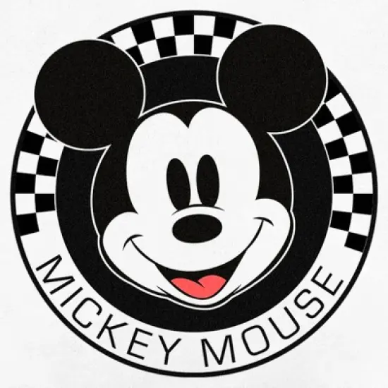 Men's Mickey & Friends Checkered Mickey Mouse Portrait Sweatshirt image {1}