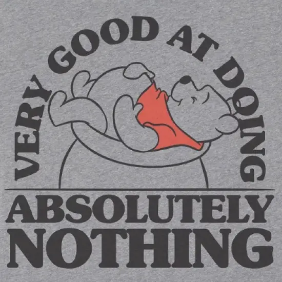 Men's Winnie the Pooh Short Sleeve Graphic T-Shirt - Heather Gray image {2}