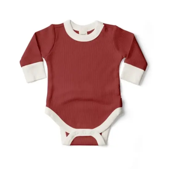 Goumikids Thermal Viscose + Organic Cotton Long Sleeve Bodysuit image {13}