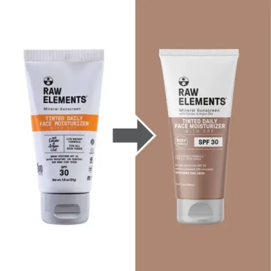 Raw Elements Tinted Daily Face Bioresin Tube - SPF 30 - 1.8 fl oz image {4}