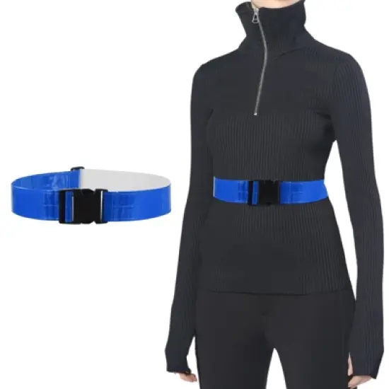 Unique Bargains Adjustable High Visibility Running Reflective Belt for Motorcycling Cycling image {5}