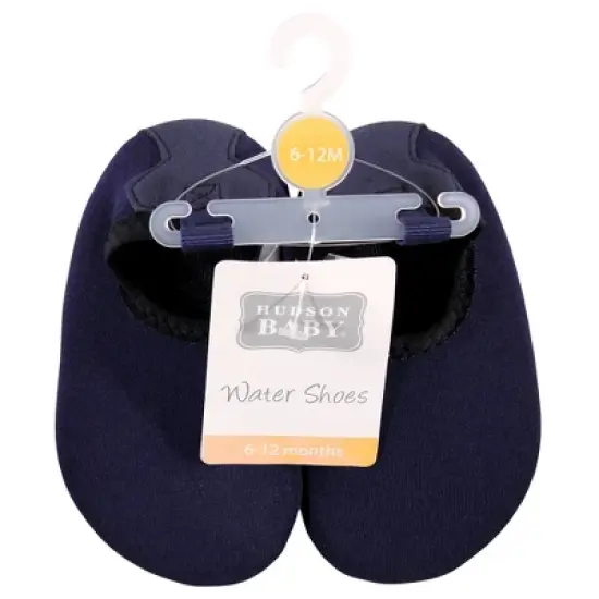 Hudson Baby Infant and Toddler Water Shoes for Sports, Yoga, Beach and Outdoors, Solid Navy image {1}