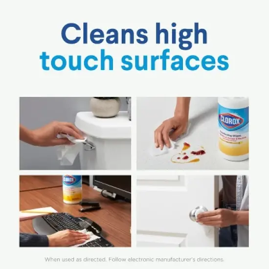 Clorox Lemon Disinfecting Wipes - 50ct/3pk image {5}