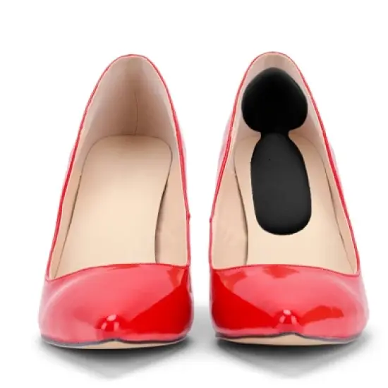 Unique Bargains Two-in-one Shoes Heel Pads One Size 2 Pair image {1}