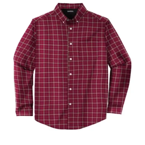 KingSize Men's Big & Tall Wrinkle Free Plaid Shirt image {3}