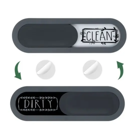 Unique Bargains Oval Clean Dirty Indicating Dishwasher Magnet image {7}