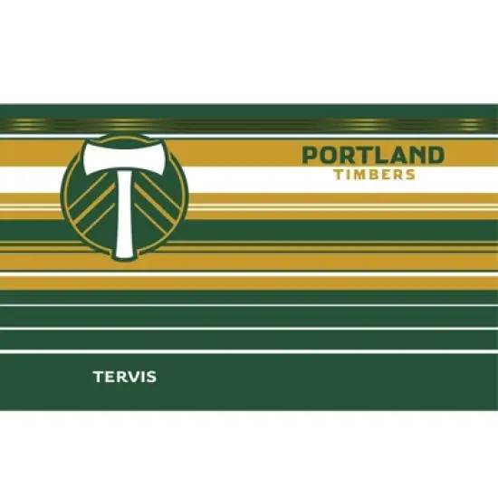 MLS Portland Timbers 20oz Hype Stripe Stainless Steel Tumbler image {1}