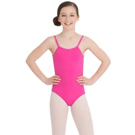 Capezio Team Basics Camisole Leotard w/ Adjustable Straps - Girls image {6}