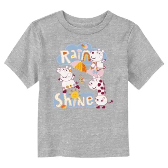 Toddler's Peppa Pig Rain or Shine Embroidered T-Shirt image {2}