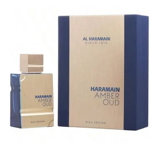 Al Haramain Amber Oud By Al Haramain Unisex Guaiac Wood, Cedar, Amber, Musk, Resin Eau De Parfum Spray 2 Oz (Bleu Edition) image {1}