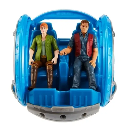 Matchbox Jurassic World Legacy Collection Gyrosphere R/C, Remote-Control Vehicle & 2 Figures image {1}
