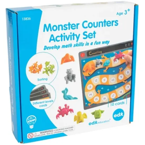Edx Education Monster Counters Activity Set image {2}