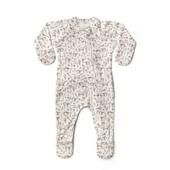 Goumikids Viscose made from bamboo + Organic Cotton Sleep and Play Footie image {24}