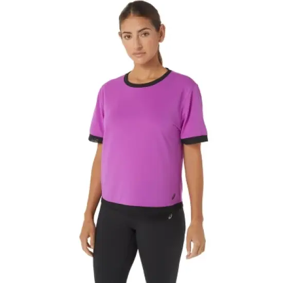 ASICS Women's KATE MESH SHORT SLEEVE Training Apparel 2032C441 image {6}