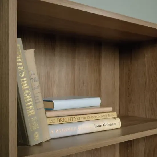 71" Beginnings 5 Shelf Bookcase Brown - Sauder image {3}