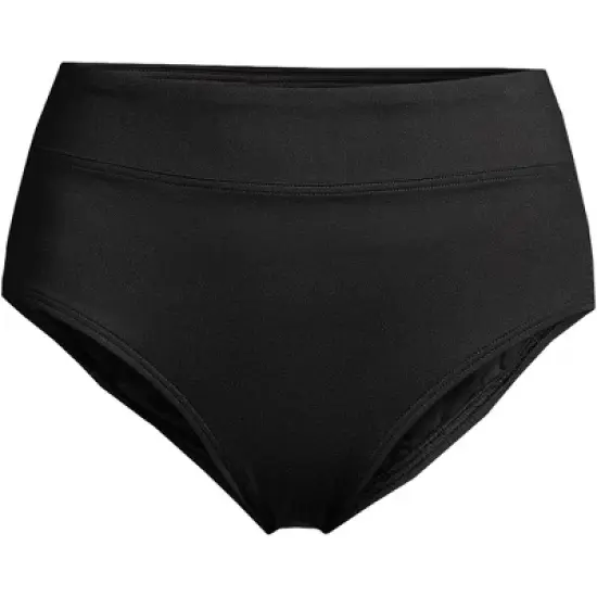 Lands' End Women's High Waisted Bikini Bottoms image {5}