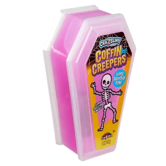 Cra-Z-Slimy Halloween Coffin Pink Creepers: Creativity Set, Includes Slimes & Putties, 5oz Total, 2 Pieces image {6}