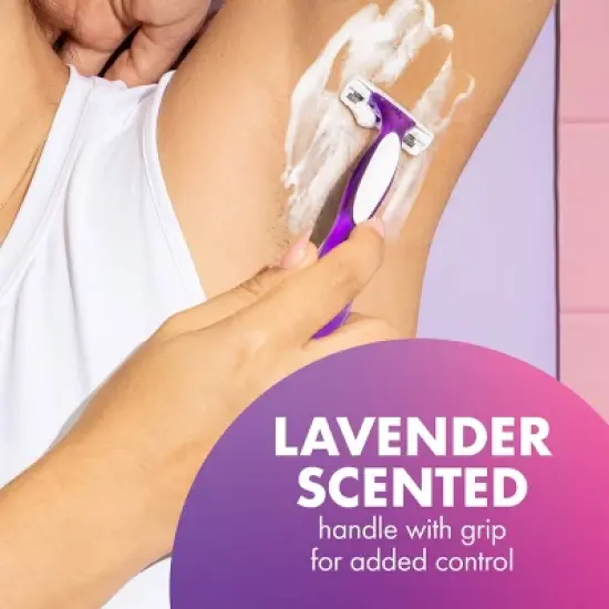 BiC Soleil Smooth Scented Women's Disposable 3-Blade Razor with Moisture Strip - 10ct image {2}