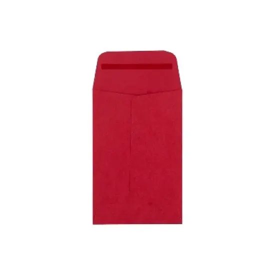 LUX #4 Coin Envelopes (3 x 4 1/2) - Ruby Red 50/Pack 80lb. Ruby Red (LUX-4CO-18-50) image {4}
