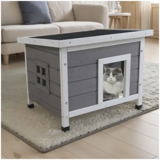 Akoasm Waterproof Cat & Rabbit House & Shelter For Indoor & Outdoor image {2}