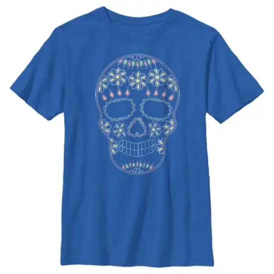 Boy's Lost Gods Halloween Sugar Skull T-Shirt image {7}
