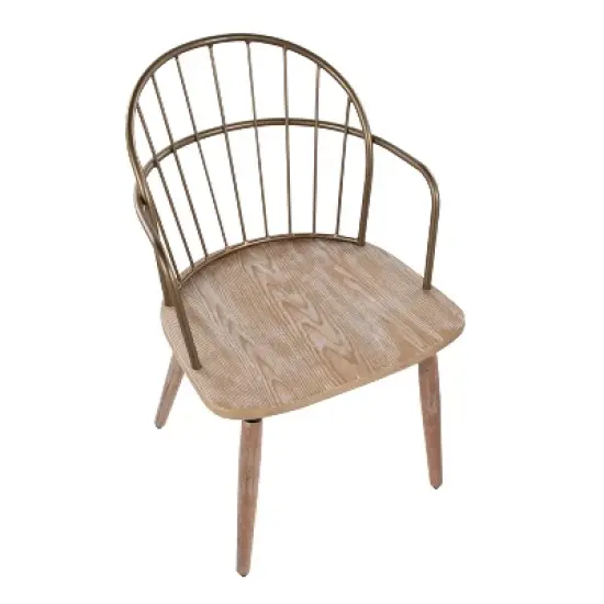 Riley Dining Chair Antique Copper/White Wash - Lumisource image {5}