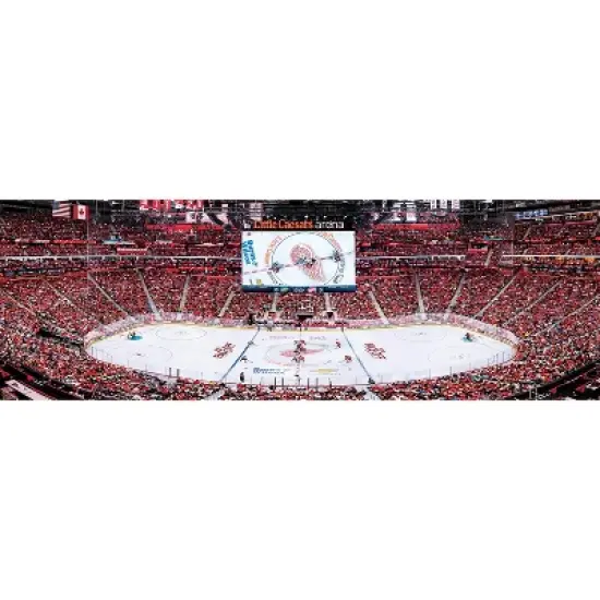 MasterPieces Sports Panoramic Puzzle - NHL Detroit Red Wings Center View image {2}