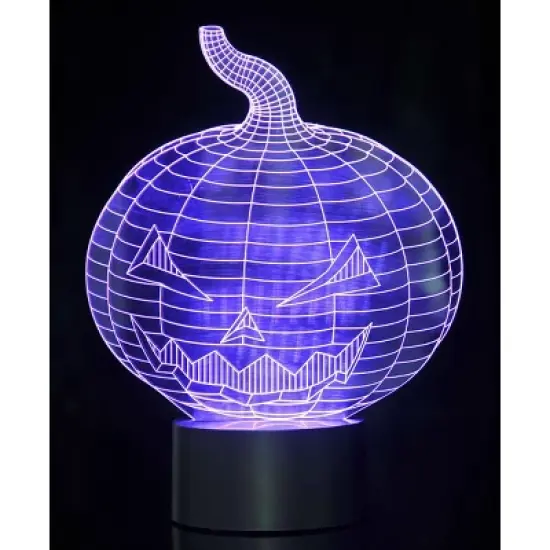 JuzToys 3D Pumpkin Laser Cut Precision LED Lights image {7}