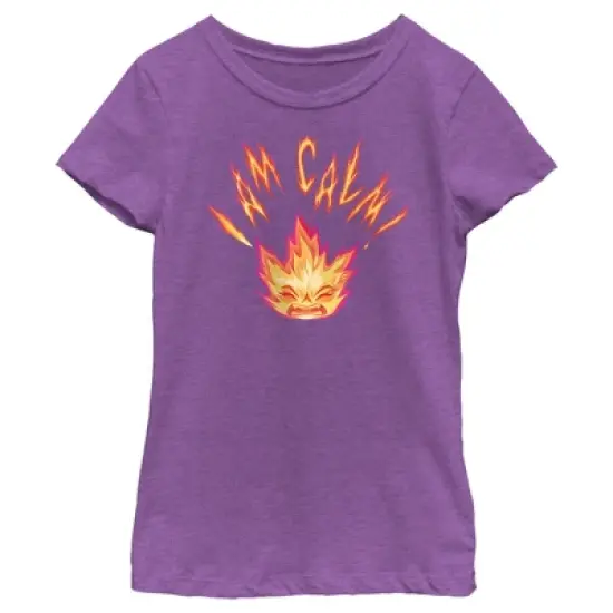 Girl's Elemental Ember I am Calm T-Shirt image {3}