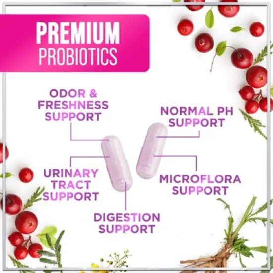 Probiotics For Women 60 Billion CFU - Women's Digestive & Vaginal Health - 60 Capsules;120 Capsules image {5}