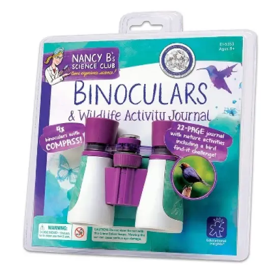 Educational Insights Nancy B's Science Club Binoculars and Wildlife Activity Journal image {5}