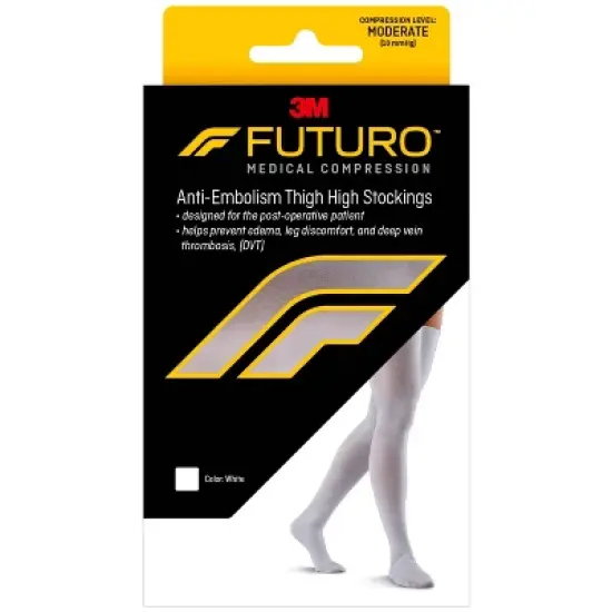 FUTURO Anti-Embolism Thigh High Length Stockings image {8}
