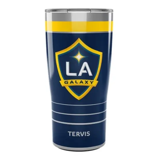 MLS LA Galaxy 20oz MVP Stripe Stainless Steel Tumbler image {3}