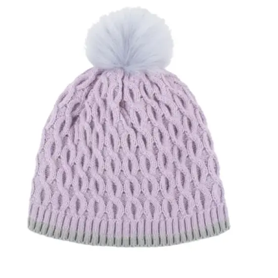 Kids' Ice Palace Hat With Pom Pom | Size Age 7-10 - Canal Blue image {2}
