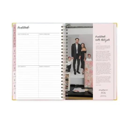 Ivory Paper Co 2024 Planner 5"x8" Weekly/Monthly Hard Cover Wirebound Mariah Dark image {10}
