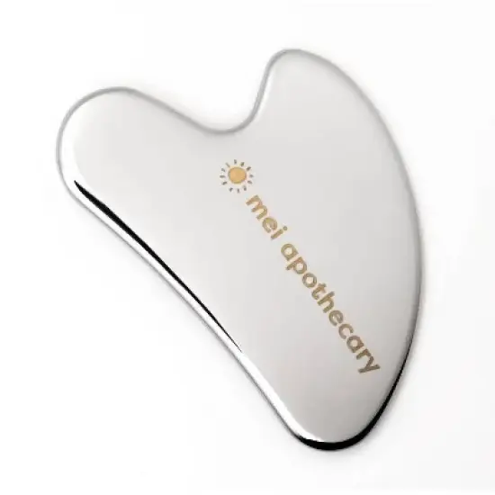 Mei Apothecary Stainless Steel Glow Skincare Gua Sha Tool image {1}