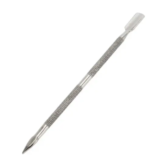 Unique Bargains Multi-function Cuticle Pusher 5.04" Length Silver Tone 1 Pc image {6}