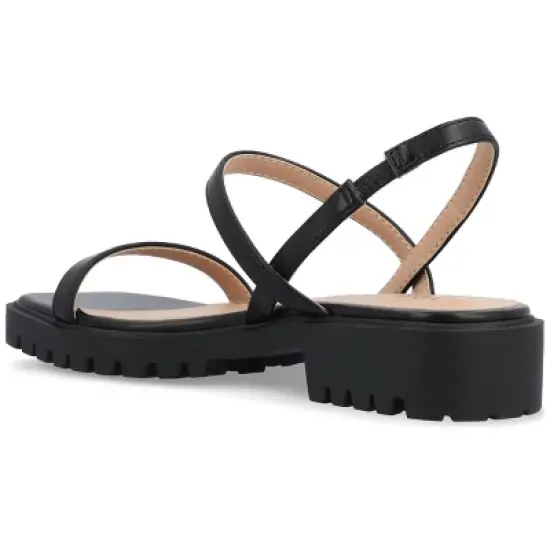 Journee Collection Womens Nylah Slim Platform Sling Back Sandals image {6}