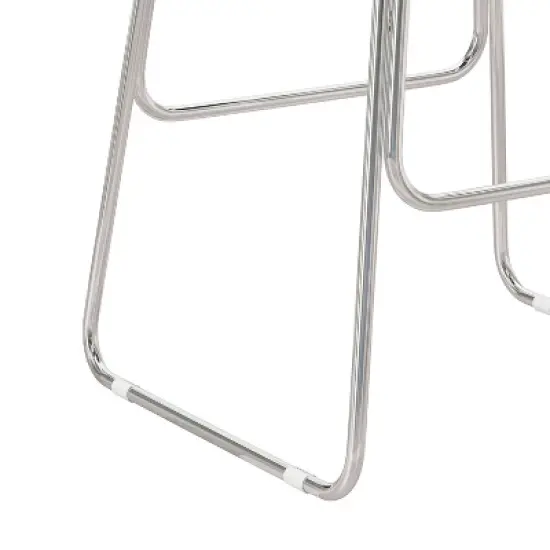 Southlake Backless Metal Counter Height Stool Chrome/Black Vinyl - Hillsdale Furniture image {5}