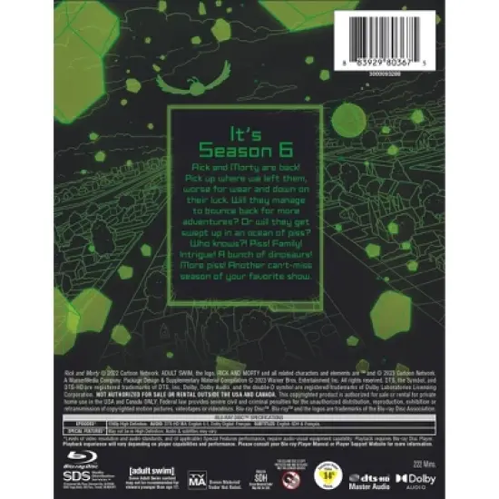 Rick and Morty: S6 (Blu-ray) image {1}