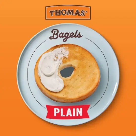 Thomas' Plain Bagels - 20oz/6ct image {2}