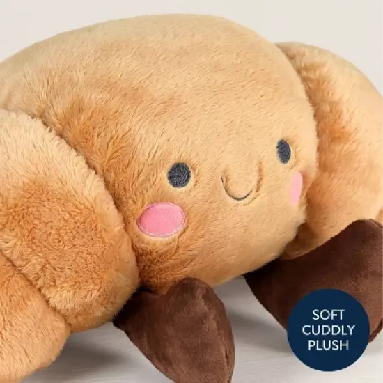 Itzy Ritzy Sweetie Snuggles Plush Stuffed Animal - Croissant image {4}
