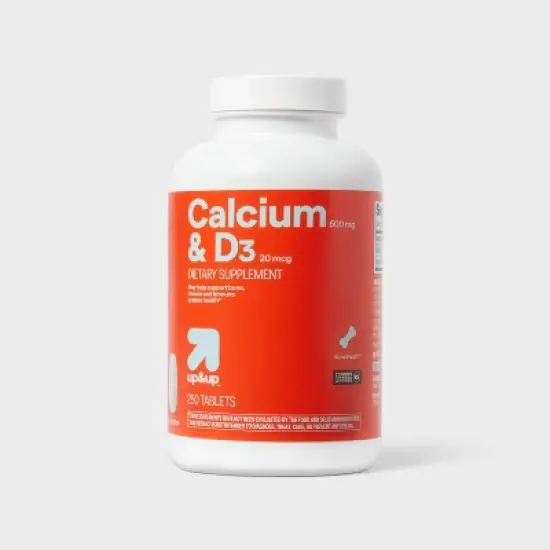 Calcium and Vitamin D3 Dietary Supplement Tablets - up&up&trade; image {4}