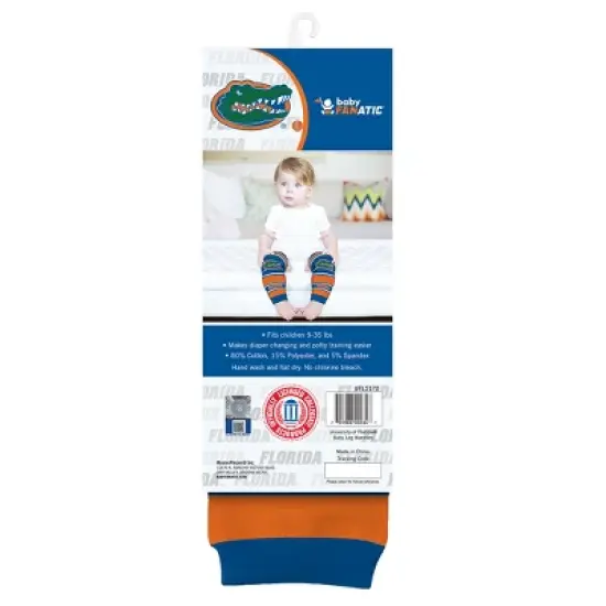 Baby Fanatic Officially Licensed Toddler & Baby Unisex Crawler Leg Warmers - NCAA Florida Gators image {1}