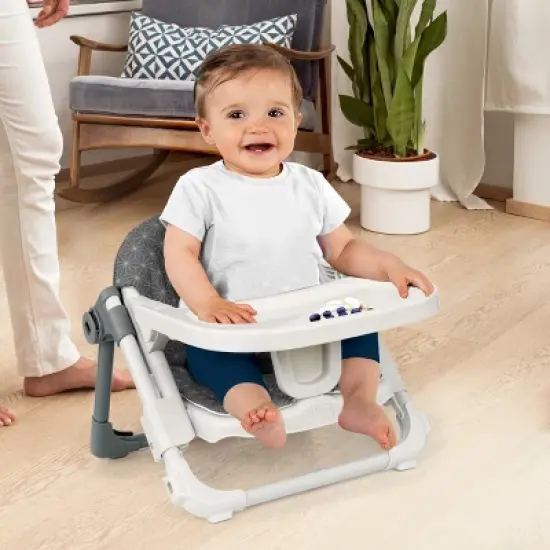 Chicco Take a Seat Booster High Chair - Gray Star image {2}